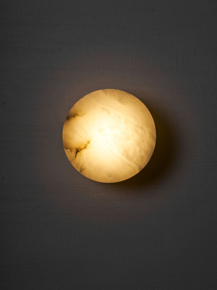Cylindrical Alabaster Wall Light - Vakkerlight