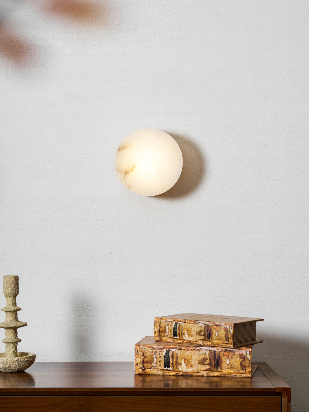 Cylindrical Alabaster Wall Light - Vakkerlight