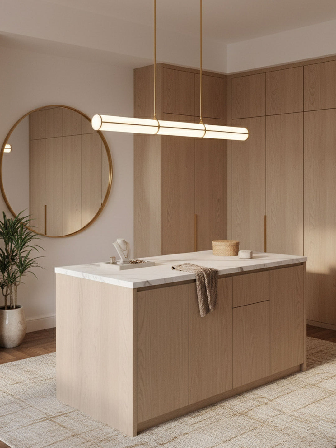 Cylindrical Endless Pendant Light - Vakkerlight