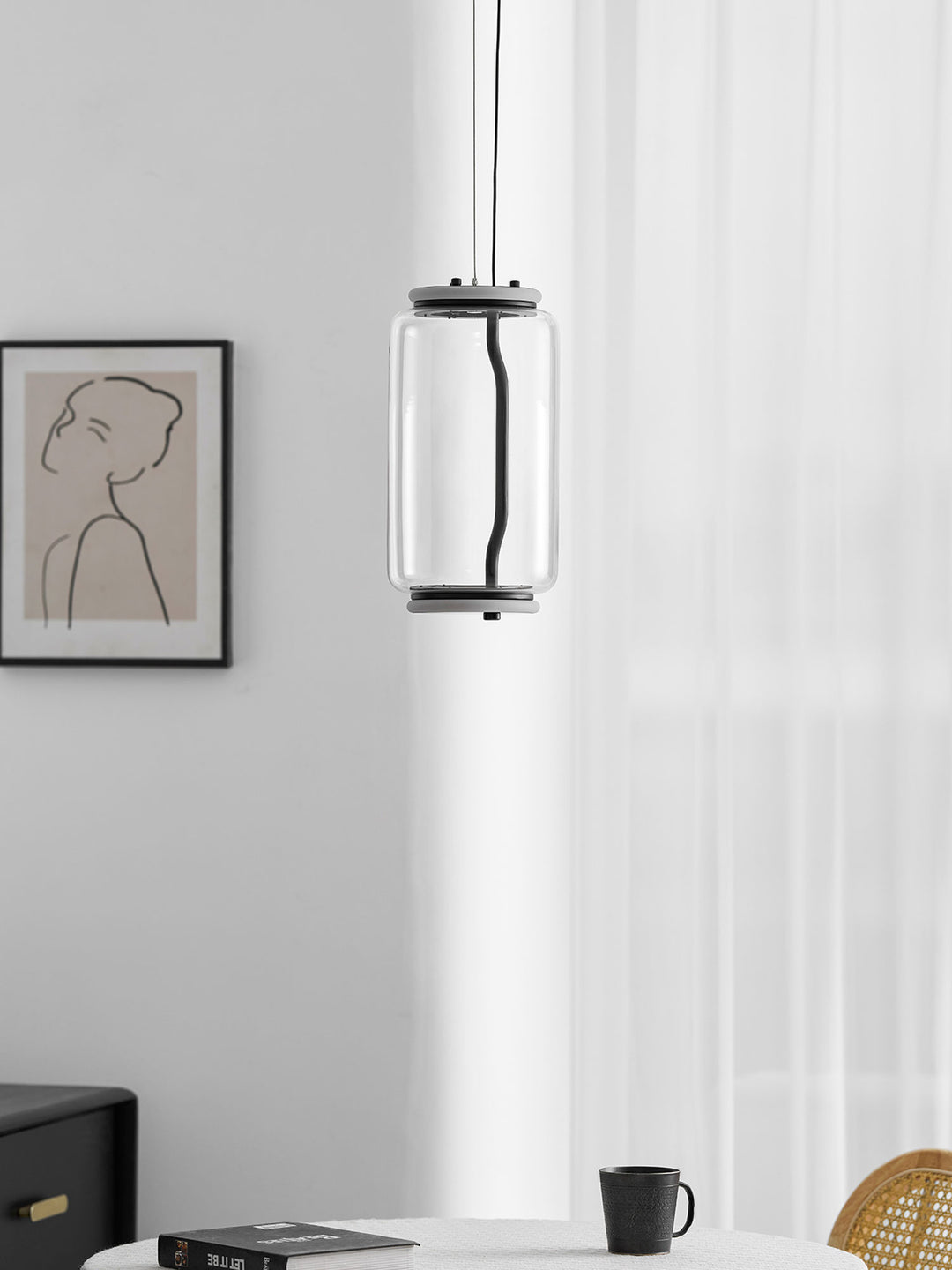 Cylindrical LED Pendant Light - Vakkerlight
