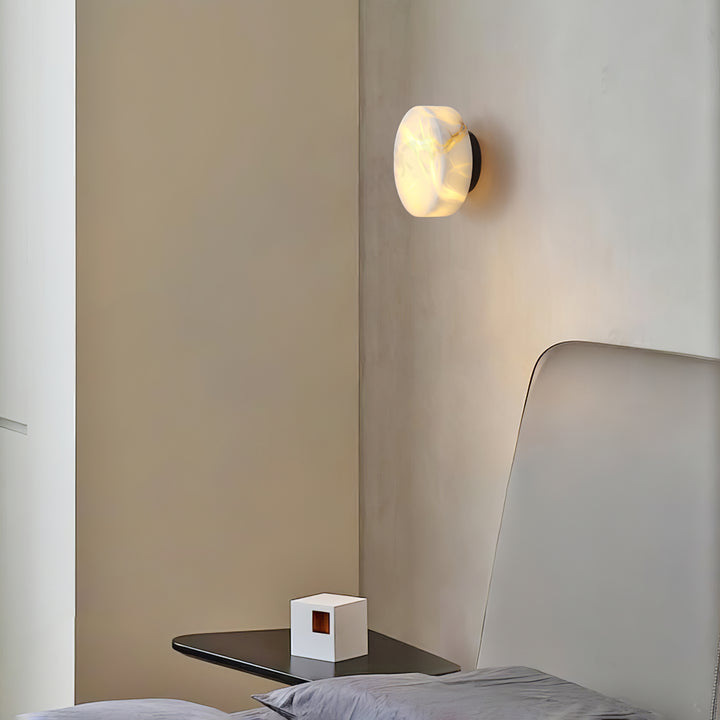 Cylindrical Alabaster Wall Light - Vakkerlight