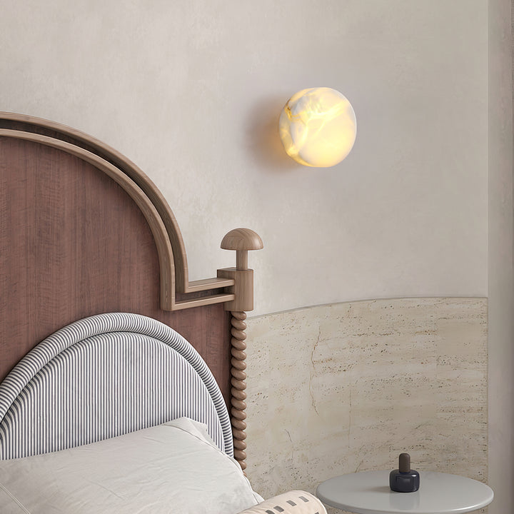 Cylindrical Alabaster Wall Light - Vakkerlight