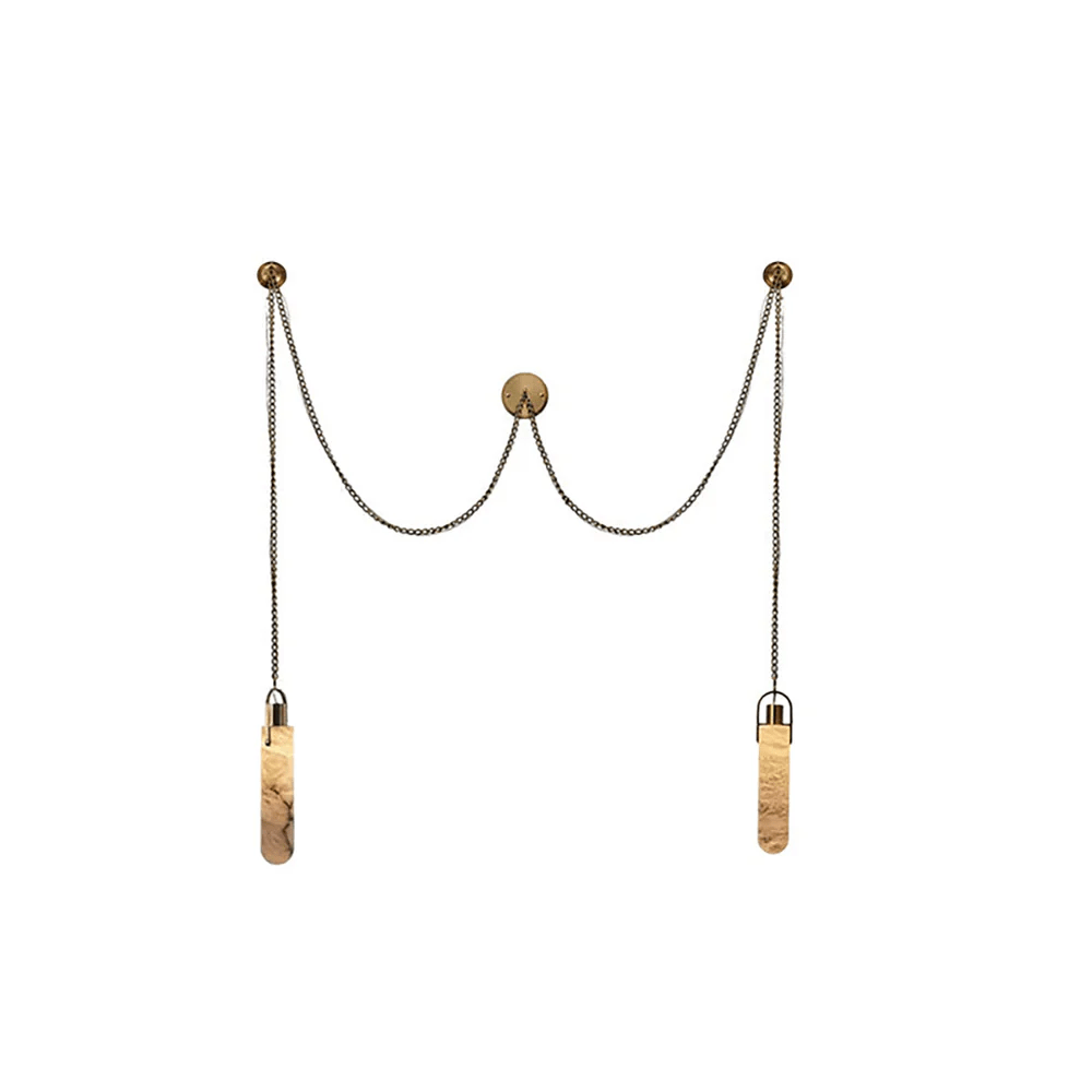 Cylindrical Cluster Alabaster Chandelier - Vakkerlight