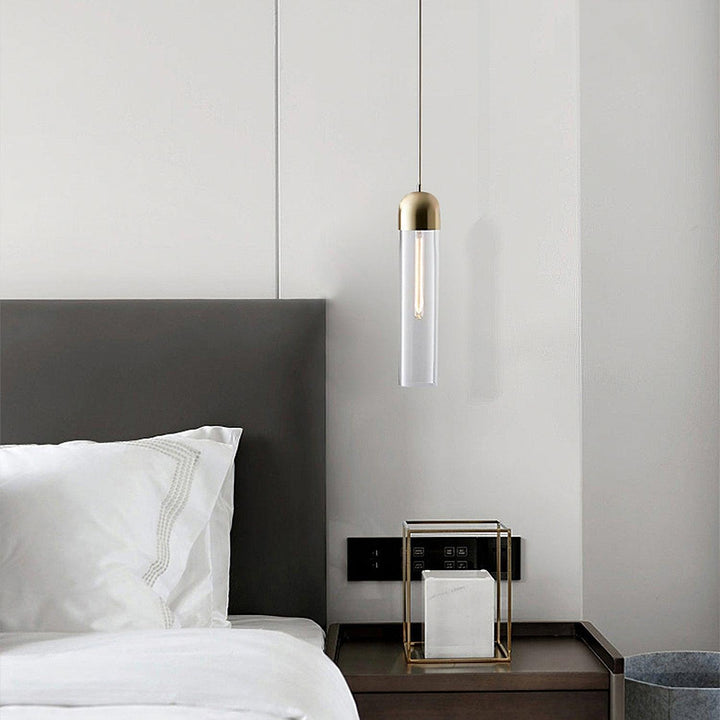 Cylindrical Glass Pendant Light - Vakkerlight