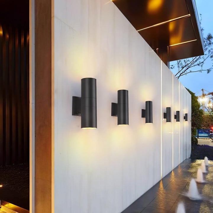 Cylindrical Outdoor Wall Light - Vakkerlight