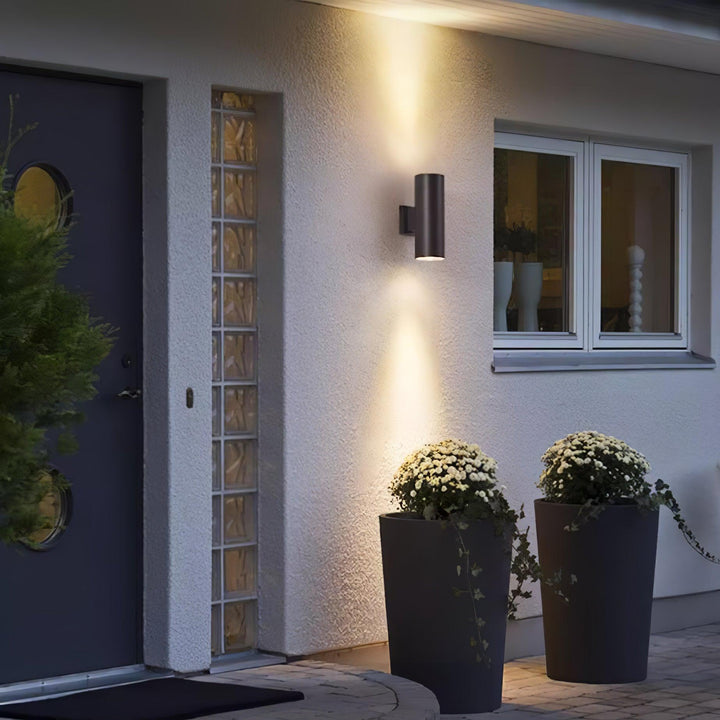 Cylindrical Outdoor Wall Light - Vakkerlight