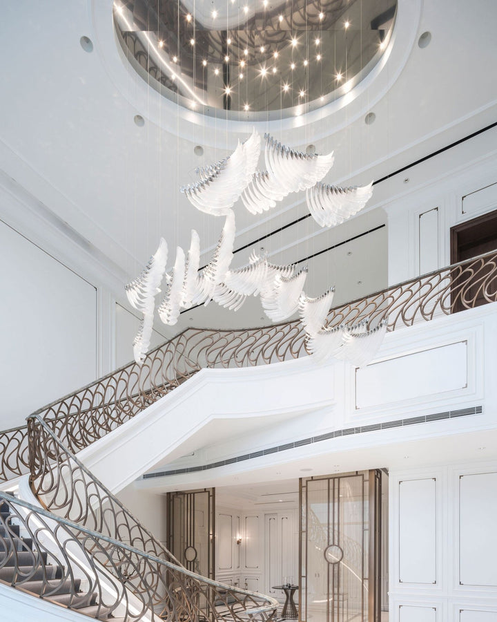 Bird Feather Wings Chandelier - Vakkerlight