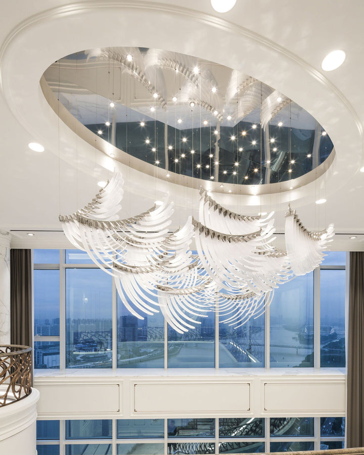 Bird Feather Wings Chandelier - Vakkerlight