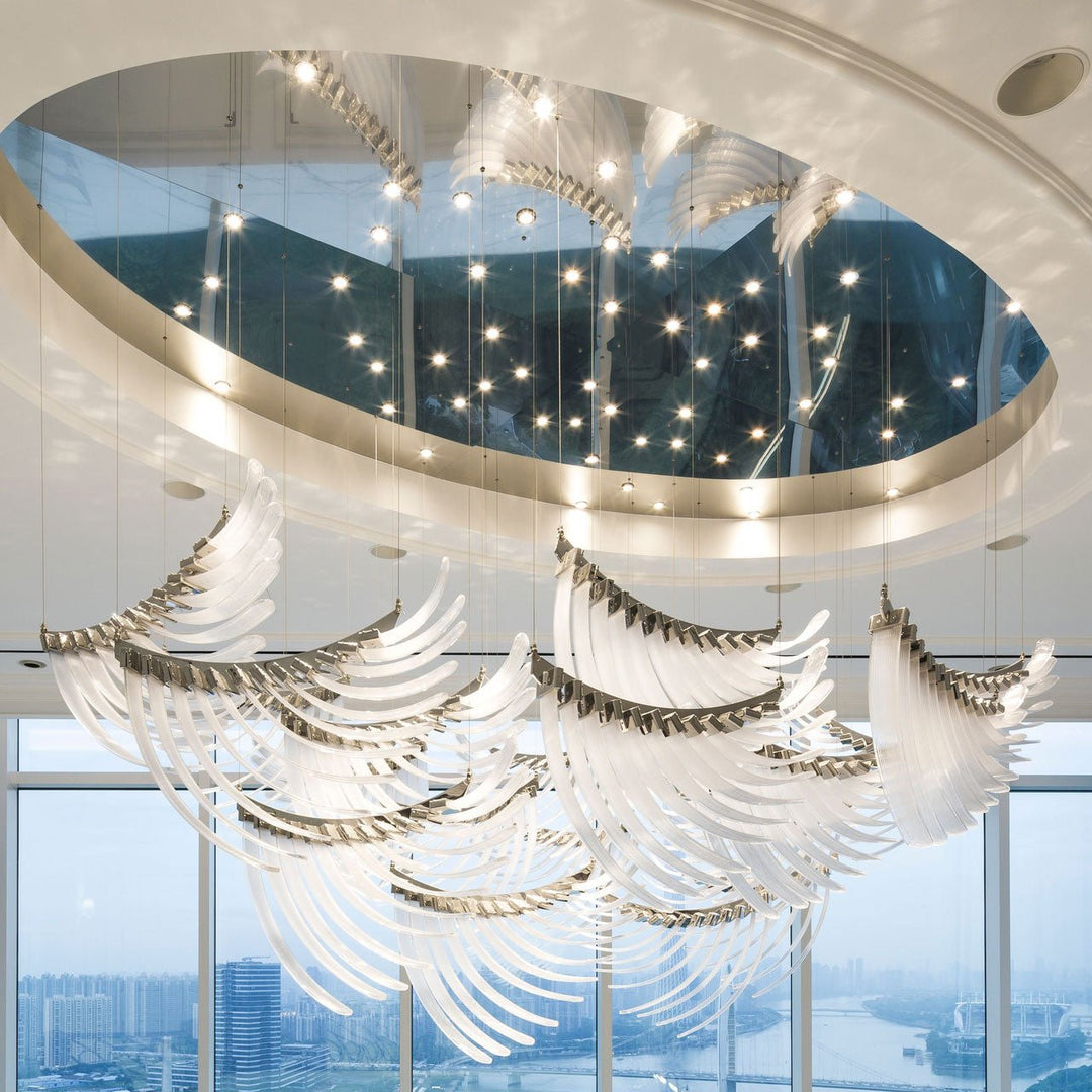 Bird Feather Wings Chandelier - Vakkerlight