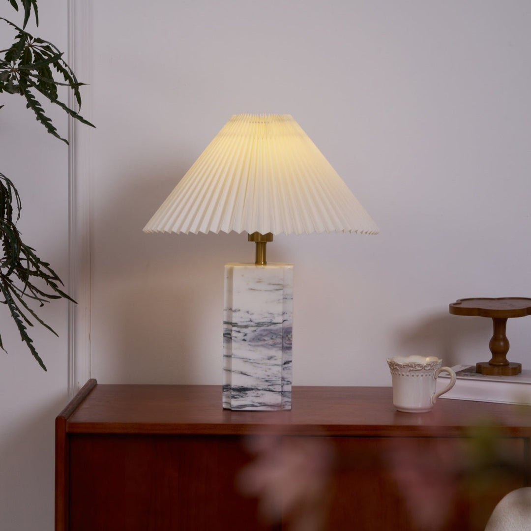 Bianca Marble Table Lamp - Vakkerlight
