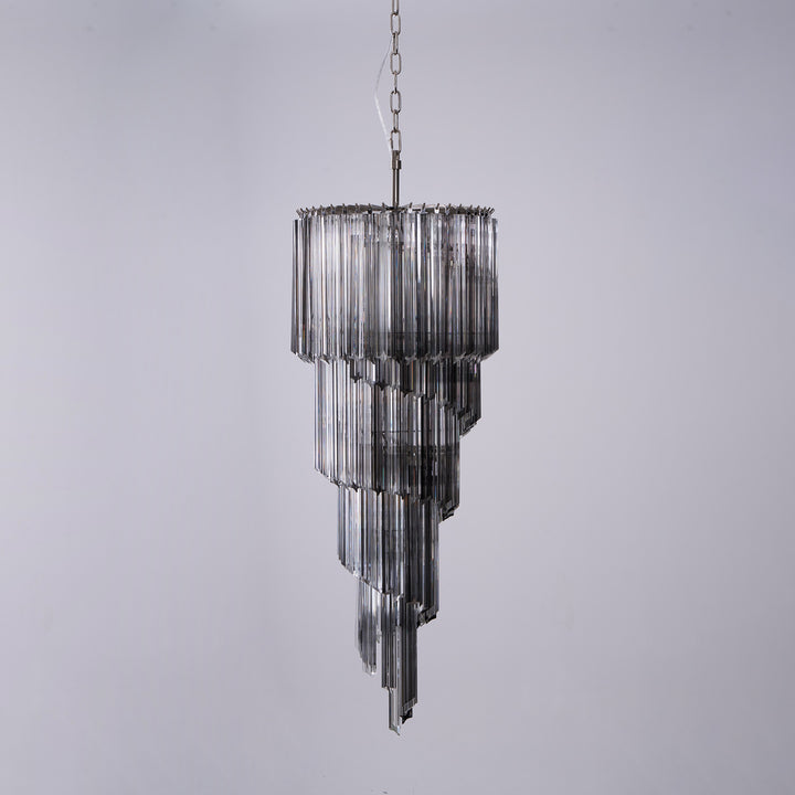 Lucente Noir Spiral Chandelier - Vakkerlight