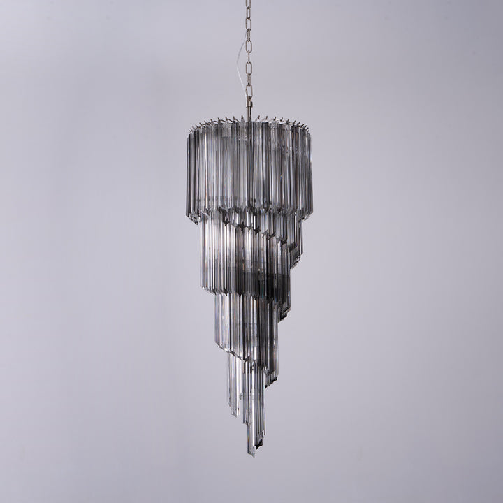 Lucente Noir Spiral Chandelier - Vakkerlight