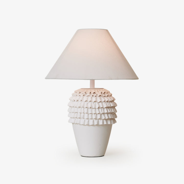 Ruffle Ceramic Table Lamp - Vakkerlight