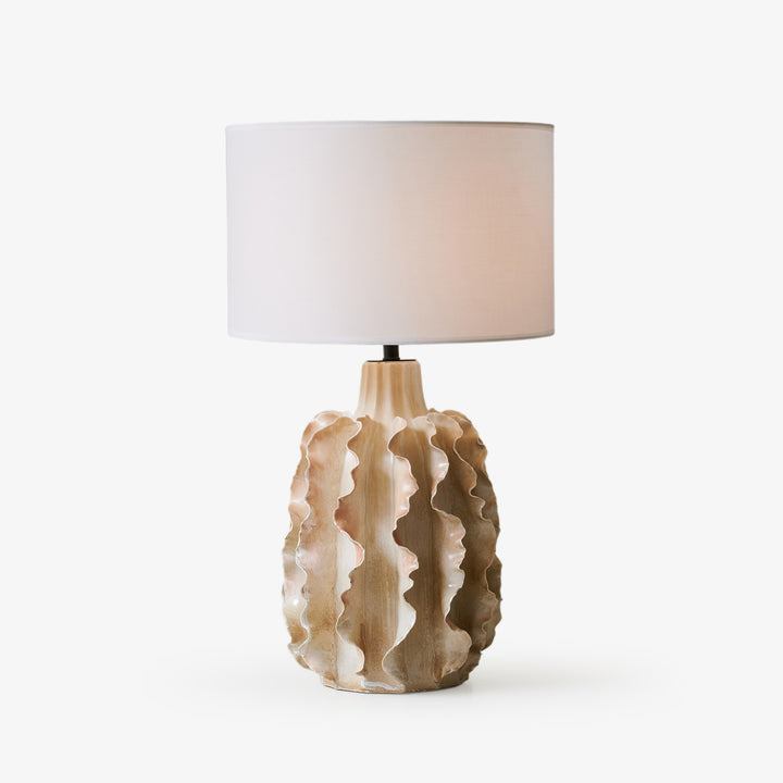 Rippled Clay Table Lamp - Vakkerlight