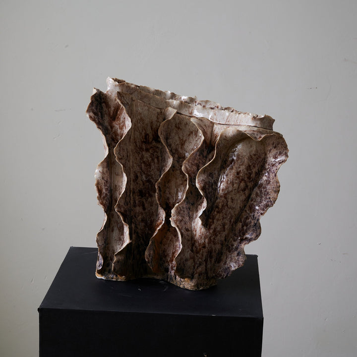 Rippled Clay Table Lamp - Vakkerlight