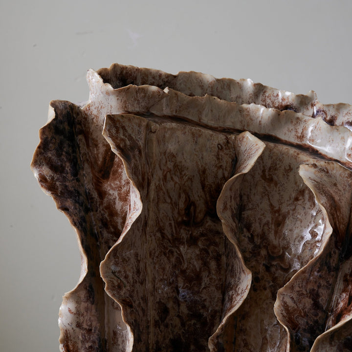 Rippled Clay Table Lamp - Vakkerlight