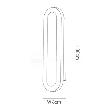 Daba Wall Lamp — Dimension drawings 1