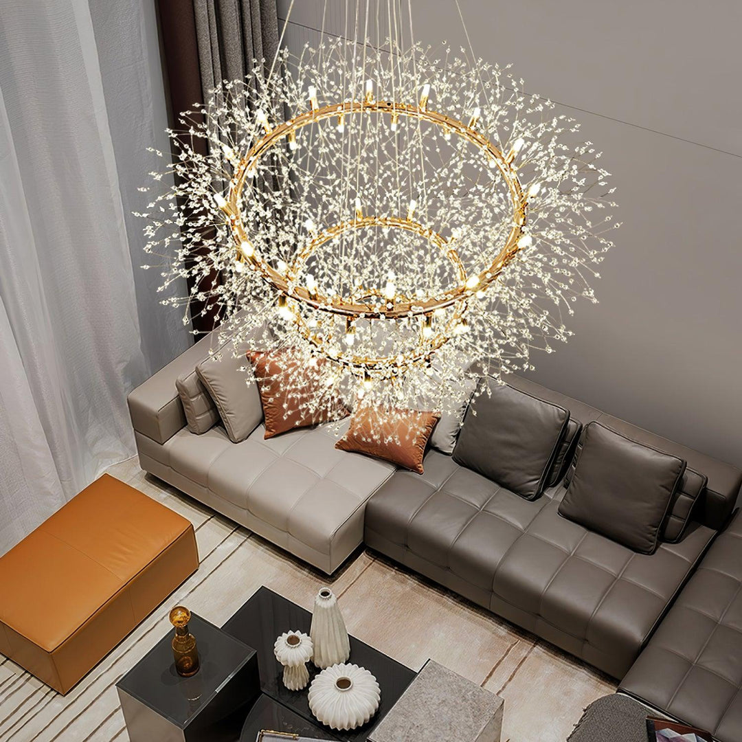 Dandelion Round Chandelier - Vakkerlight