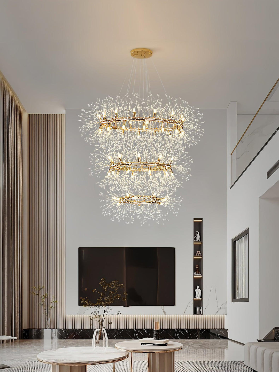 Dandelion Round Chandelier - Vakkerlight