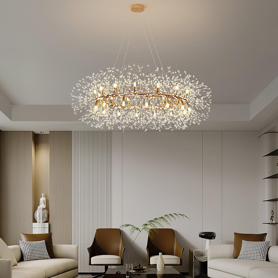 Dandelion Round Chandelier - Vakkerlight