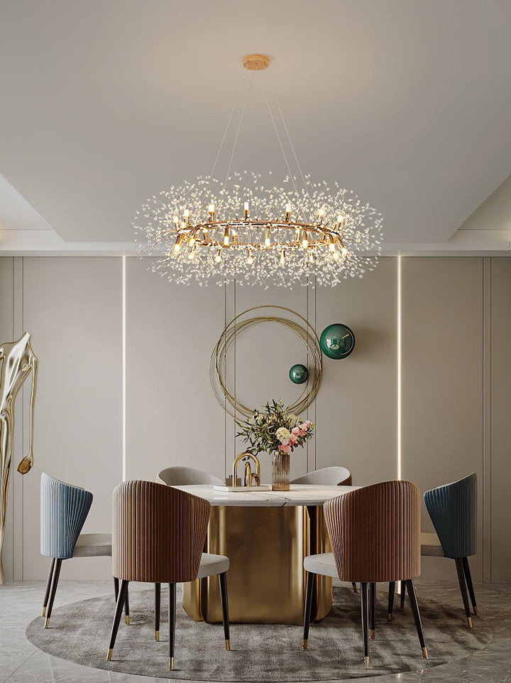 Dandelion Round Chandelier - Vakkerlight