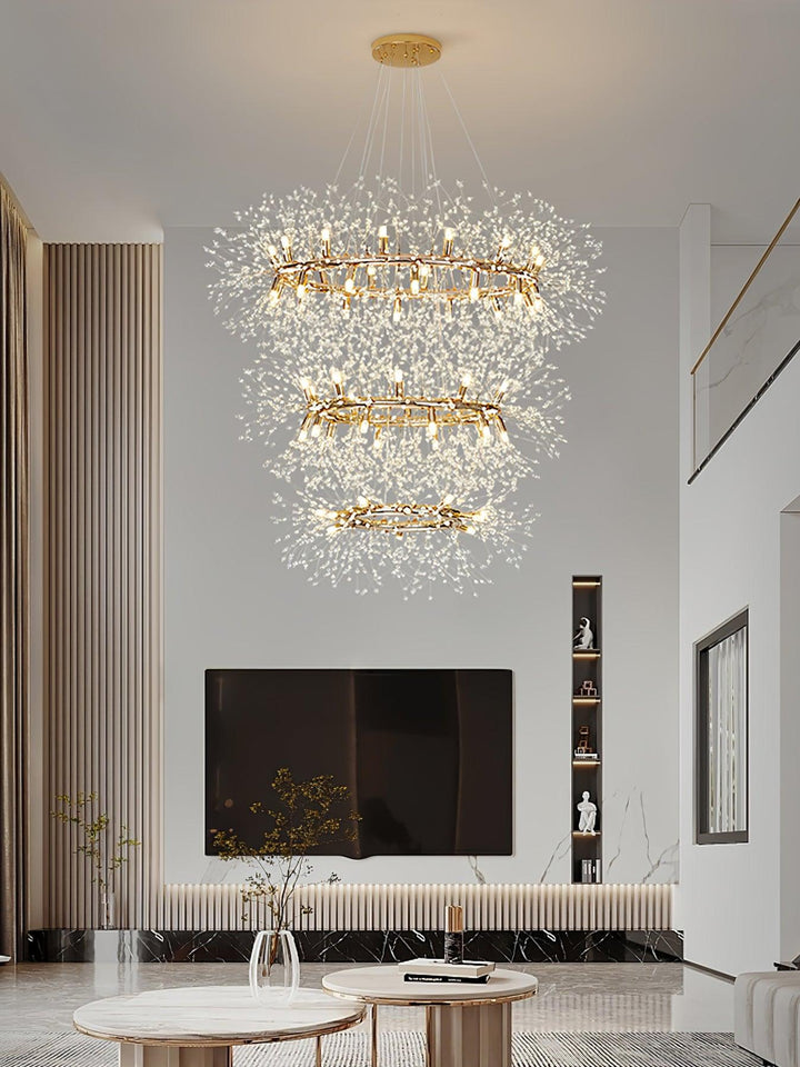 Dandelion Round Chandelier - Vakkerlight