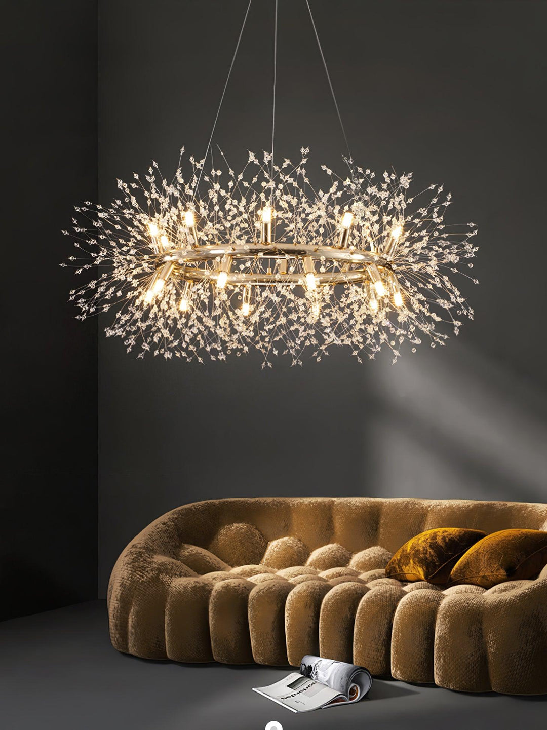 Dandelion Round Chandelier - Vakkerlight