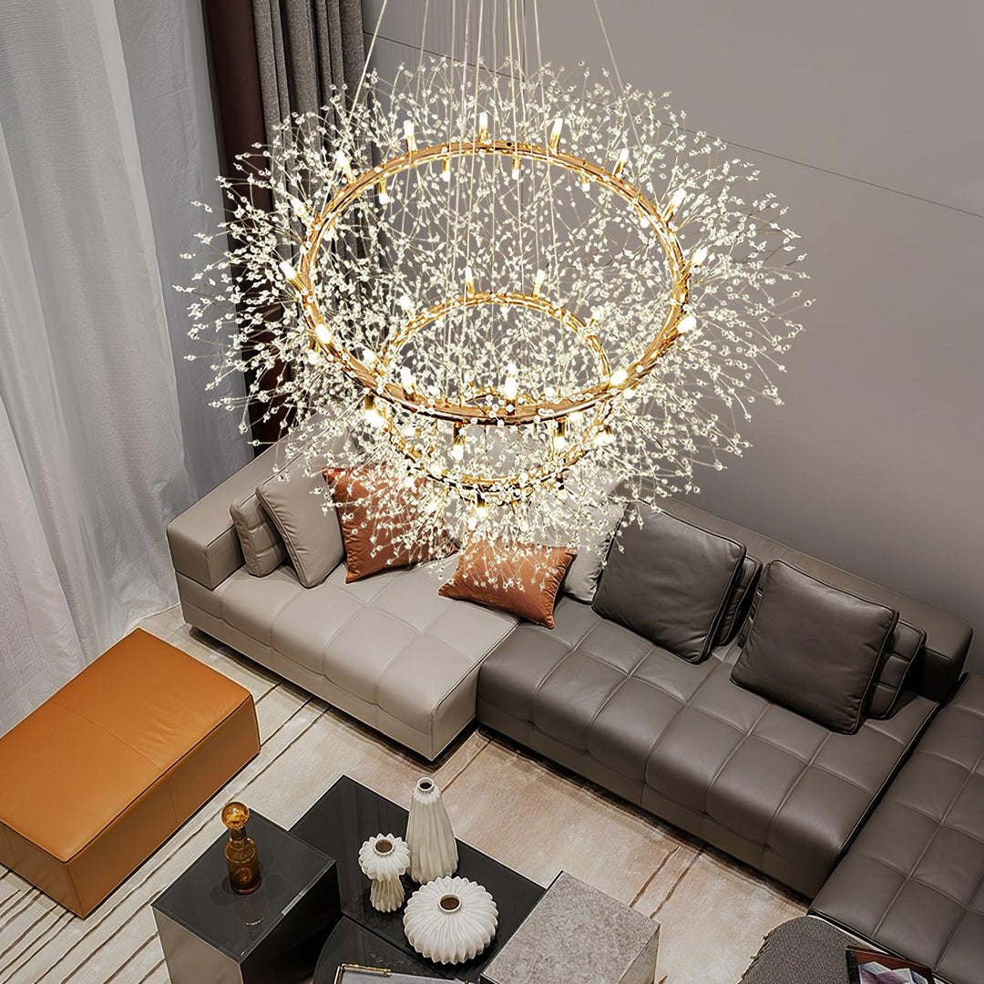 Dandelion Round Chandelier - Vakkerlight