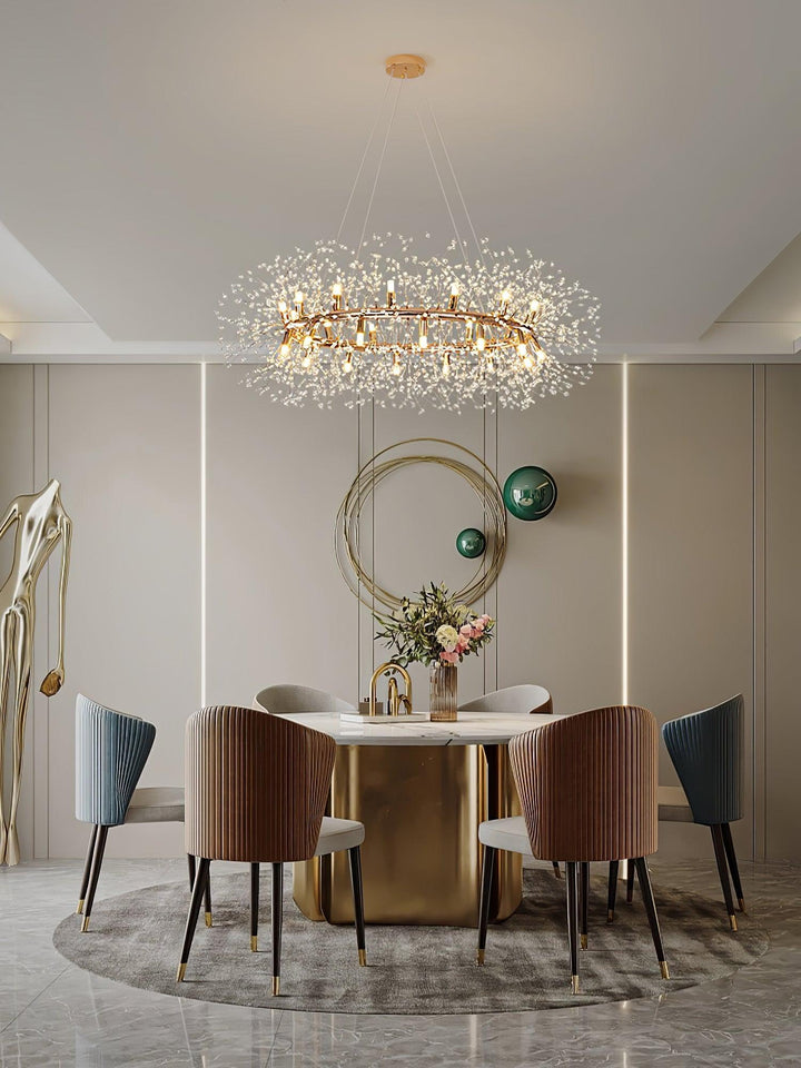 Dandelion Round Chandelier - Vakkerlight