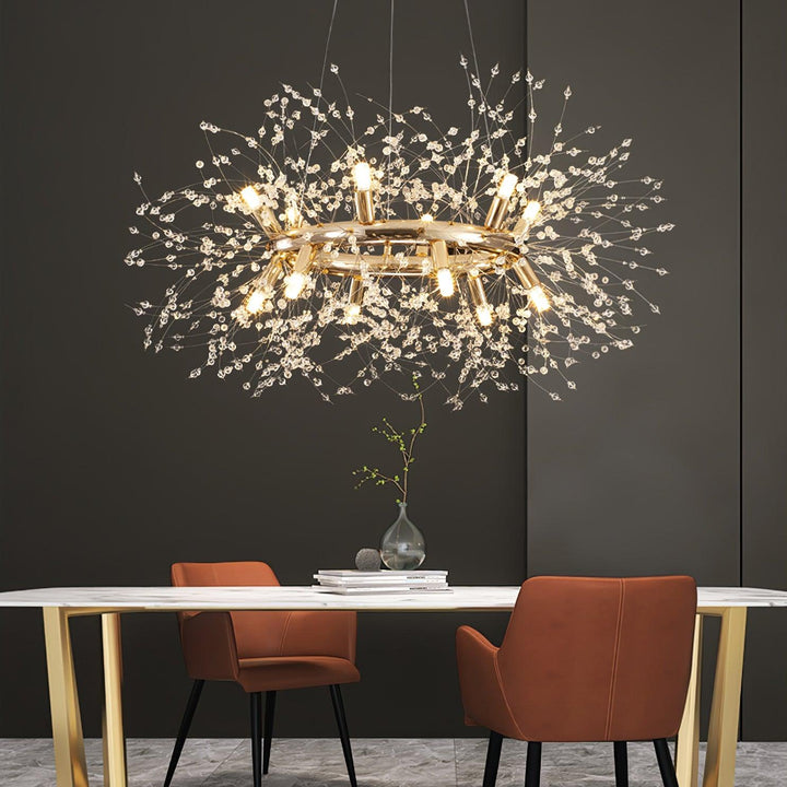 Dandelion Round Chandelier - Vakkerlight