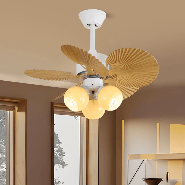 Palmera Bloom Ceiling Fan Light - Vakkerlight