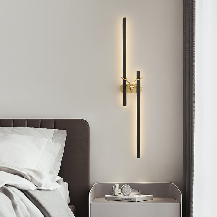 Deer Brass Wall Lamp