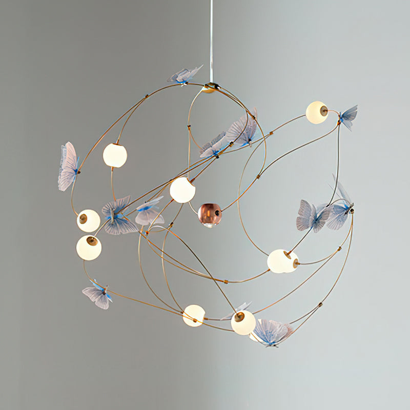 Flutter Orbit Butterfly Chandelier