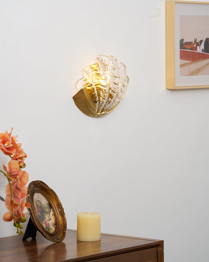 Art Deco Scallop Wall Light - Vakkerlight