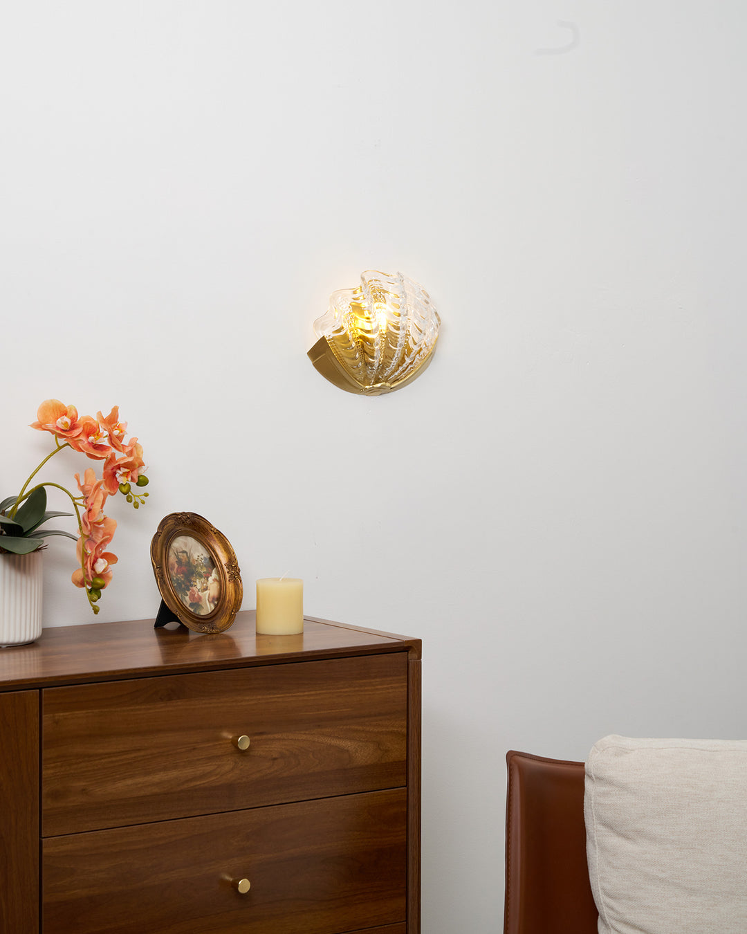 Art Deco Scallop Wall Light - Vakkerlight