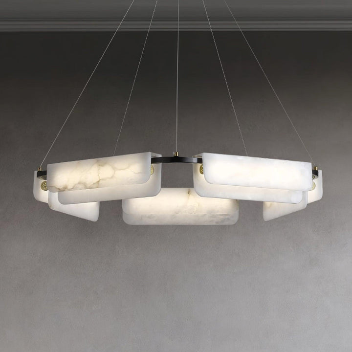 Delia Alabaster Chandelier - Vakkerlight