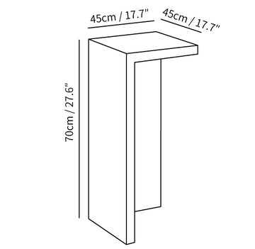 Desk Chair Außenleuchte — Dimension drawings 2