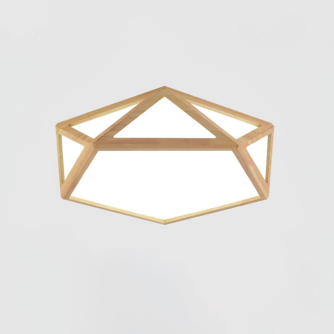 Diamond Wooden Ceiling Lamp - Vakkerlight