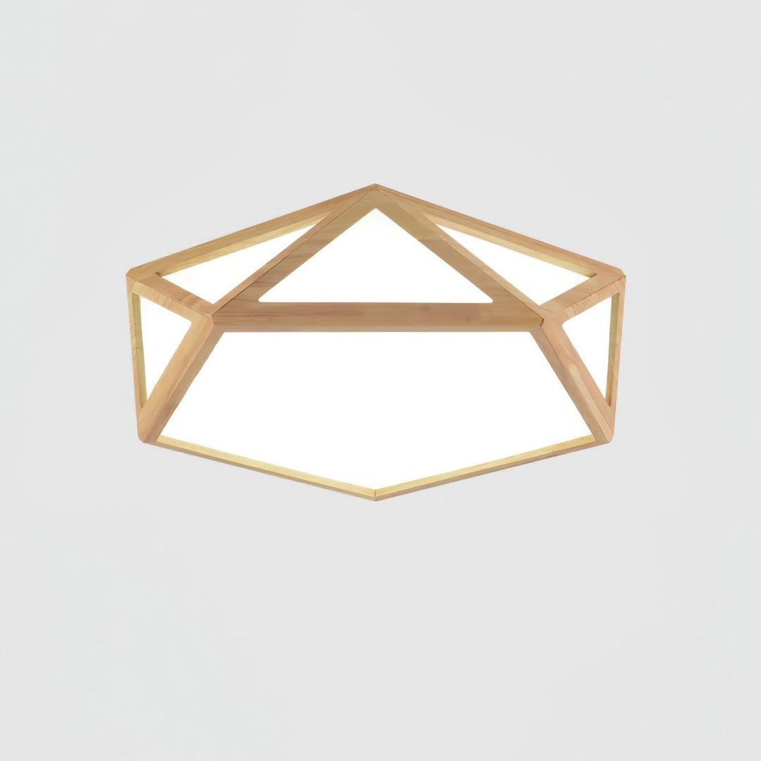 Diamond Wooden Ceiling Lamp - Vakkerlight