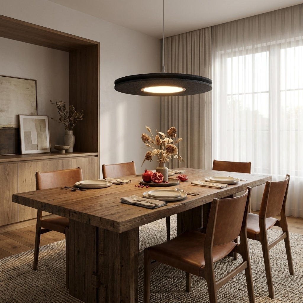 Disc Acoustic Pendant Light