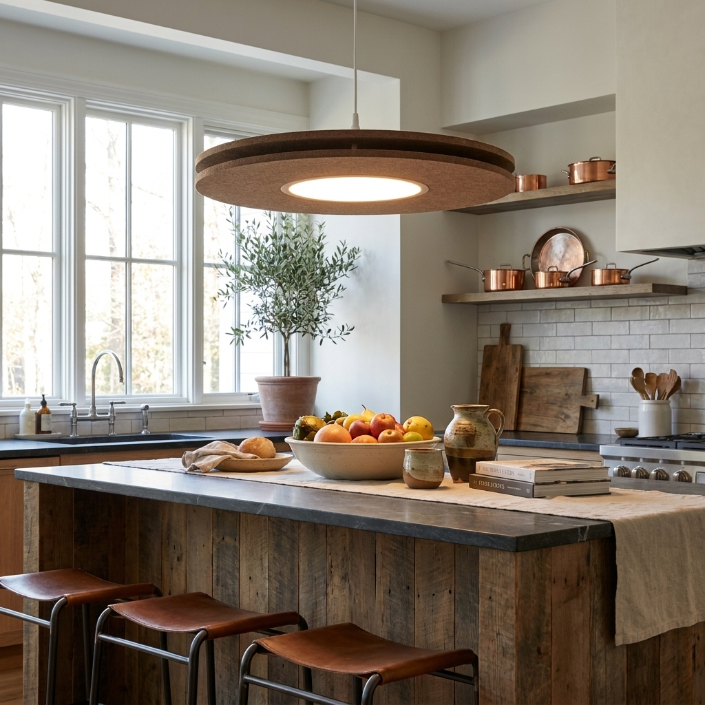 Disc Acoustic Pendant Light