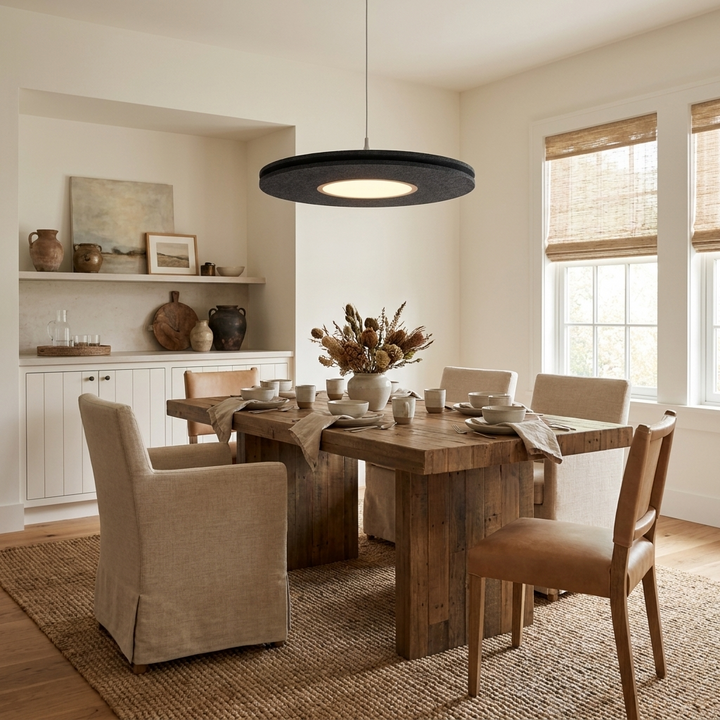 Disc Acoustic Pendant Light