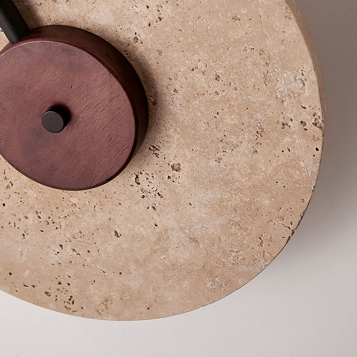 Disc Travertine Wall Lamp - Vakkerlight