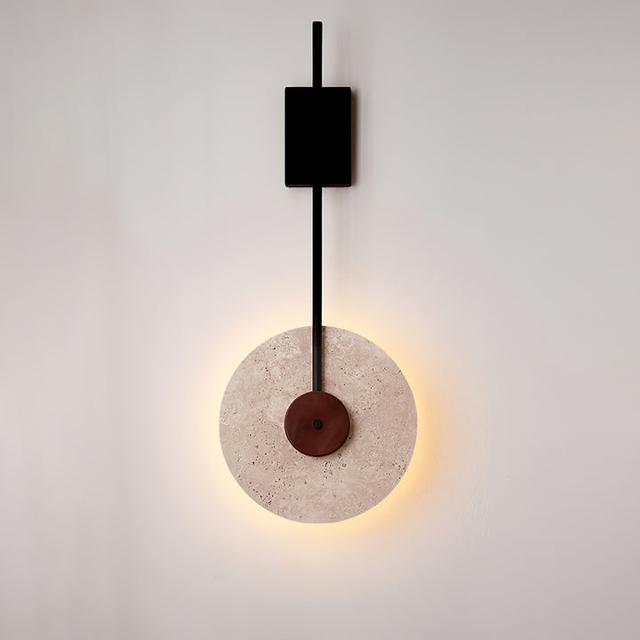 Disc Travertine Wall Lamp - Vakkerlight