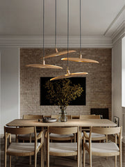 Disc Wooden Pendant Lamp