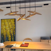 Disc Wooden Pendant Lamp