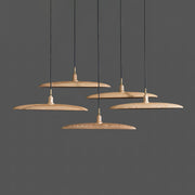 Disc Wooden Pendant Lamp