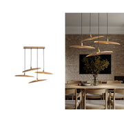 Disc Wooden Pendant Lamp