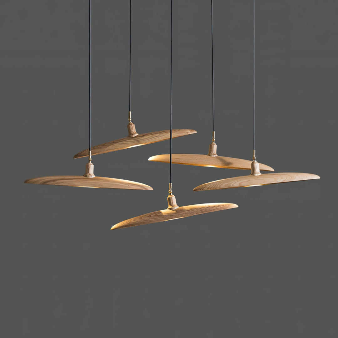 Disc Wooden Pendant Lamp - Vakkerlight