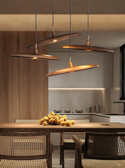 Disc Wooden Pendant Lamp